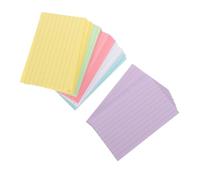 VILLFUL 300 Sheets Colored Index Cards Multi-Purpose Paper Note Cards for Study Vocabulary Daily Planning Portable Office and Home Supplies with Smooth Surface and Lightweight Design