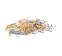 VILLFUL 300PCS Vintage Alloy Plume Charms Mixed Silver Gold Leaf Pendants for DIY Jewelry Making Detailed Accessories for Earrings Bracelets Necklaces Dream Catcher Crafts