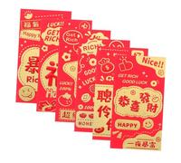 VILLFUL 30pcs Chinese Year Envelopes Red Packets with Traditional Motifs Large Capacity Cash Envelopes for Spring Festival Wedding Celebration Prosperity Symbolic Design for All Ages