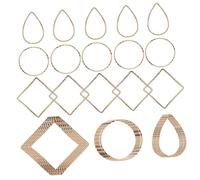 VILLFUL 30pcs Earring Kit Hoops Jewelry Making Supplies for Adults Diy Earring Supplies Geometry Dangle Making Kit Fashion Findings