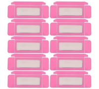 VILLFUL 30pcs Eyelash Storage Boxes with Window Lightweight False Eyelash Organizer Tray Sealed Protective Holder for Travel Daily Use and Cosmetic Care