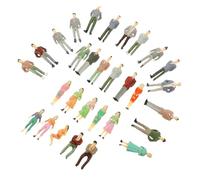 VILLFUL 30pcs Miniature People Figurines for Sand Table Layout and School Project Models, Abs Material, Realistic Design and Vivid, Lively Features for Creative DIY Scenes Style