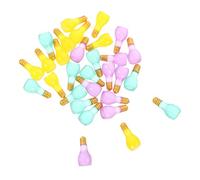 VILLFUL 30Pcs Miniature Resin Bulbs for DIY Crafts Luminous Tiny House Accessories Fluorescent Keychain Decor Lightweight and Durable Resin Material