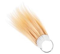 VILLFUL 30pcs Real Human Hair Color Samples for Dyeing and Waxing Experiments for Hairdressers Hair Salon Supplies