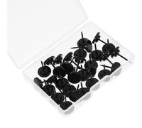 VILLFUL 30pcs Small Metal Thumb Tacks Push Pins for Bulletin Boards Corkboards Photo Walls Office Decorative Fixers for Announcements Maps Notes