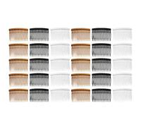 VILLFUL 30pcs Small Plastic Hair Comb Tooth Hairdressing Comb for Parting Updo Hair Styling Accessories for Wedding Party