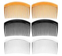 VILLFUL 36 Pcs Plastic Side Hair Combs for Women Sturdy Curved Hair Clips for Styling Bridal Headpieces for Weddings and Special Occasions