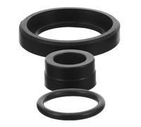 VILLFUL 3pcs Airtight Rubber Sealing Gaskets Kit for Beer Keg Dispenser Sealing Rings with Large, Small, and Dip Tube Seals for Homebrew Keg Repair and Beer Tower Maintenance