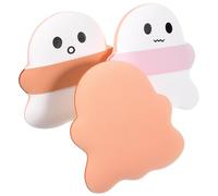 VILLFUL 3pcs Compact Makeup Blenders Sponges with Finger Strap Soft Candy Texture Powder Puff for Dry and Wet Use Portable Small for Precise Cosmetic Application