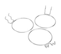 VILLFUL 3Pcs Cup Holder Hooks Metal Display Stand for Supermarket and Home Wall Mounted Organizer with Strong Bearing Capacity Easy Installation for Kitchen Office and Bathroom