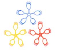 VILLFUL 3Pcs Finger Trainer Hand Exerciser Set Tension Resistance for Guitar and Piano, Portable Finger Force Strengthener for Home Workout and Rehabilitation