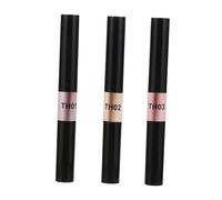 VILLFUL 3pcs Glitter Nail Powder Pen Golden Solid Cushion Pens for Nail Art DIY Manicure with Rich Color Rendering and Sparkling Effects Safe Easy Use for Women and Professionals