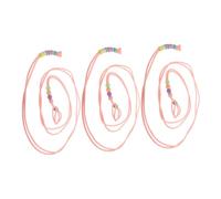 VILLFUL 3pcs Glow the Dark Reptile Leash and Harness Lightweight Durable Outdoor Traction Rope for Bearded Dragons and Small Lizards Comfortable Fit for Safe Nighttime Adventures