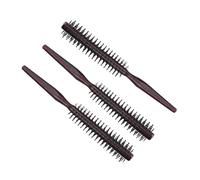 VILLFUL 3pcs Hair Styling Comb with Wood Handle Scalp Massaging Curly Hair Brush for Smooth Detangling and Blow-drying Lightweight Comfortable Grip for Easy Maneuvering