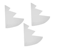 VILLFUL 3pcs Quilting Template Holiday Fabric Squares Patchwork Templates Fabric Christmas Tree Quilting Decor Tree Stencil Holiday Stencil Transparent Acrylic