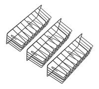 VILLFUL 3pcs Rabbit Hay Feeder Hollow Iron Basket Convenient Bunny Feeder for Rabbits Chinchillas and Pets Durable Hanging Design for Easy Installation and Portion Control