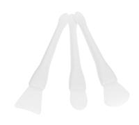 VILLFUL 3Pcs Silicone Wax Seal Stamp Cleaner Spatulas with Irregular Shape Soft Silicone Heads for Precise Wax Removal and Facial Mask Application Skin-friendly Tools