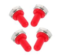 VILLFUL 4 Pcs Silicone Rocker Switch Cover Caps Toggle Switch Protectors for Industrial Residential Use Easy to Install Dustproof Guard