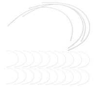 VILLFUL 40 Pairs Heavy Gauge Underwire Inserts for Sewing and Repair Metal Underwire Components for DIY Support Durable Steel Wire Replacement for Womens Bras