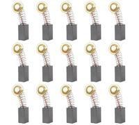VILLFUL 40pcs Carbon Brushes for Electric Angle Power Tools Replacement Carbon Alloy Motor Brush for Drill and Grinder Repair Strong Spring Conductivity