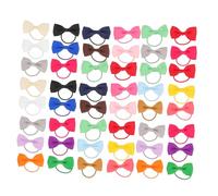 VILLFUL 40pcs Colorful Small Dog Hair Bows with Elastic Bands for Yorkie Poodle Maltese Breeds Lightweight Comfortable Pet Hair Accessories for Small Dogs Easy Maintenance and Versatile