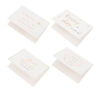 VILLFUL 40Pcs Festival Blessing Cards Set for Thanksgiving Teacher Graduation Birthday Floral Design, Message Paper Greeting Cards for Holiday and Business Wishes