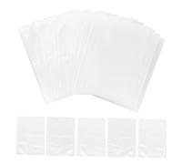 VILLFUL 40Pcs File Pouches Transparent Sheet Protectors Loose Leaf Page Sleeves for Document Organization Business and Study Material