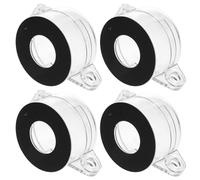 VILLFUL 4pcs 22mm Emergency Stop Button Protectors Covers, Push Button Guard Accessories for Industrial Switch Protection, Safety Cover for Control Panels