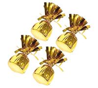 VILLFUL 4pcs Balloon Weights Gold Floating Balloon Accessory for Party Decorations Birthdays Weddings Celebrations Weighted Base