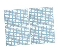 VILLFUL 4Pcs Bunny Cage Foot Mats Durable Wear Resistant Pads for Rabbits Easy to Clean Versatile Use Home Cage for Animals Non Slip Design