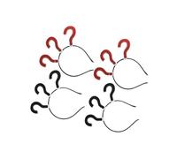 VILLFUL 4pcs Creative Question Mark Headbands Red Black Cloth Hair Accessories Funny Festival Dress-up Props for Adults Women Comfortable Eye-catching Party Decoration