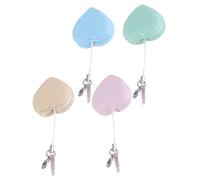 VILLFUL 4pcs Cute Heart Design Phone Screen Cleaning Wipes Silicone Material Flexible