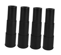 VILLFUL 4Pcs Gas Lift Cylinder Dust Cover for Office Chair Three-Section Telescoping Non-Slip Design Plastic Protective Accessory