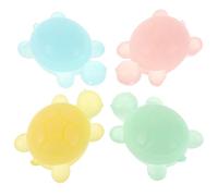 VILLFUL 4Pcs Handmade Turtle Shaped Soap Bars with Essential Oils Moisturizing Bath Soap for Boys and Gentle Body Cleansing for Sensitive Skin