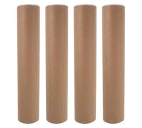 VILLFUL 4PCS Mailing Tubes with Plastic Caps: 13.2"X2.5" Shipping Blueprints Cardboard Storage Cylinder - Artwork Poster Tubes for Art Prints Documents