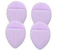 VILLFUL 4pcs Makeup Removal Face Sponges for Facial Skin, Soft Sponge Pads to Gently Exfoliate and Cleanse, for Daily Face Washing and Deep Cleansing
