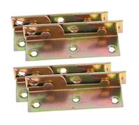 VILLFUL 4Pcs Metal Bed Rail Brackets Bed Frame Connectors and Hinges Suitable for Platform Bunk