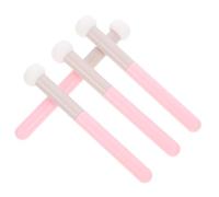 VILLFUL 4pcs Mushroom Head Concealer Makeup Sponge with Handle Small Compact for Precise Application Dual-use Dry and Wet Multifunctional Cosmetic Sponge Brushes for Travel and Daily Use