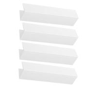 VILLFUL 4pcs Pet Gate Groove Sturdy U Shaped Fittings for Safety Gates Dog Barriers Easy Installation Durable Material for Doorways Stairs and Home Use