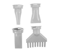 VILLFUL 4pcs Pet Hair Dryer Nozzle Attachments Abs Salon Replacement Parts with Flat Round and Comb Nozzles for Dog Grooming and Versatile Styling Tools Compatible with Dryers
