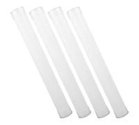 VILLFUL 4pcs Plastic Mailing Tubes with Lids, round Pp Storage Tubes 31cm Length X 5cm Diameter, Containers for Document, Sample, and Small Parts Shipping and Storage