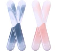 VILLFUL 4pcs Portable Plastic Toothbrush Travel Case Marble Style | White Ceramic Toothbrush Holder, Toothbrush Protector Covers, Outdoor Storage Boxes