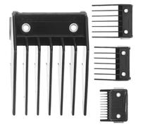 VILLFUL 4Pcs Professional Clipper Guard with Iron Buckle Limit Precise Haircut Guide Combs for Salon and Home Use Plastic and Stainless Steel Attachments for Accurate Styling