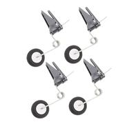 VILLFUL 4pcs Rc Plane Model Tail Wheel Assembly Lightweight Undercarriage Gear Wheels for Model Aircraft Compatible Below for Stable and Precise Flight Performance