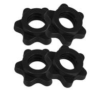 VILLFUL 4pcs Self-locking Barbell Nut Anti-slip Hex Nut Accessories for Dumbbell Fitness Equipment Easy Install and Remove Lightweight for Home Gym and Personal