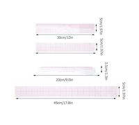 VILLFUL 4pcs Sewing Rulers Set Curve and Quilting Rulers Fabric Measuring Guides for Pattern Making Tailoring and DIY Sewing Crafts