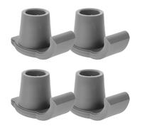 VILLFUL 4pcs Slip Cane Pads Walker Ski Grips for Seniors Mobility Aid Glides for Walkers Practical Gliders Walking Frame Glides Skis Outdoor Use