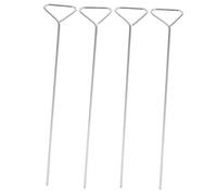 VILLFUL 4pcs Stainless Steel Cell Spreader Sticks Wide Spreading Lab Tools Reusable Rust-resistant Teaching Science Experiment Equipment