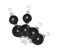 VILLFUL 4pcs Student Pulley Set Double and Single Mechanical Physics Experiment Kit for Educational Lifting Practical Skill Development Compact Portable Physics Lab Tool