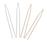 VILLFUL 4Pcs Traditional Chinese Style Hair Sticks Set 125Mm Y-Shaped Hairpin Main Bodies Color-Retaining Gold and Silver Finish, Multi-Functional Headdress Accessories for Women DIY Hair